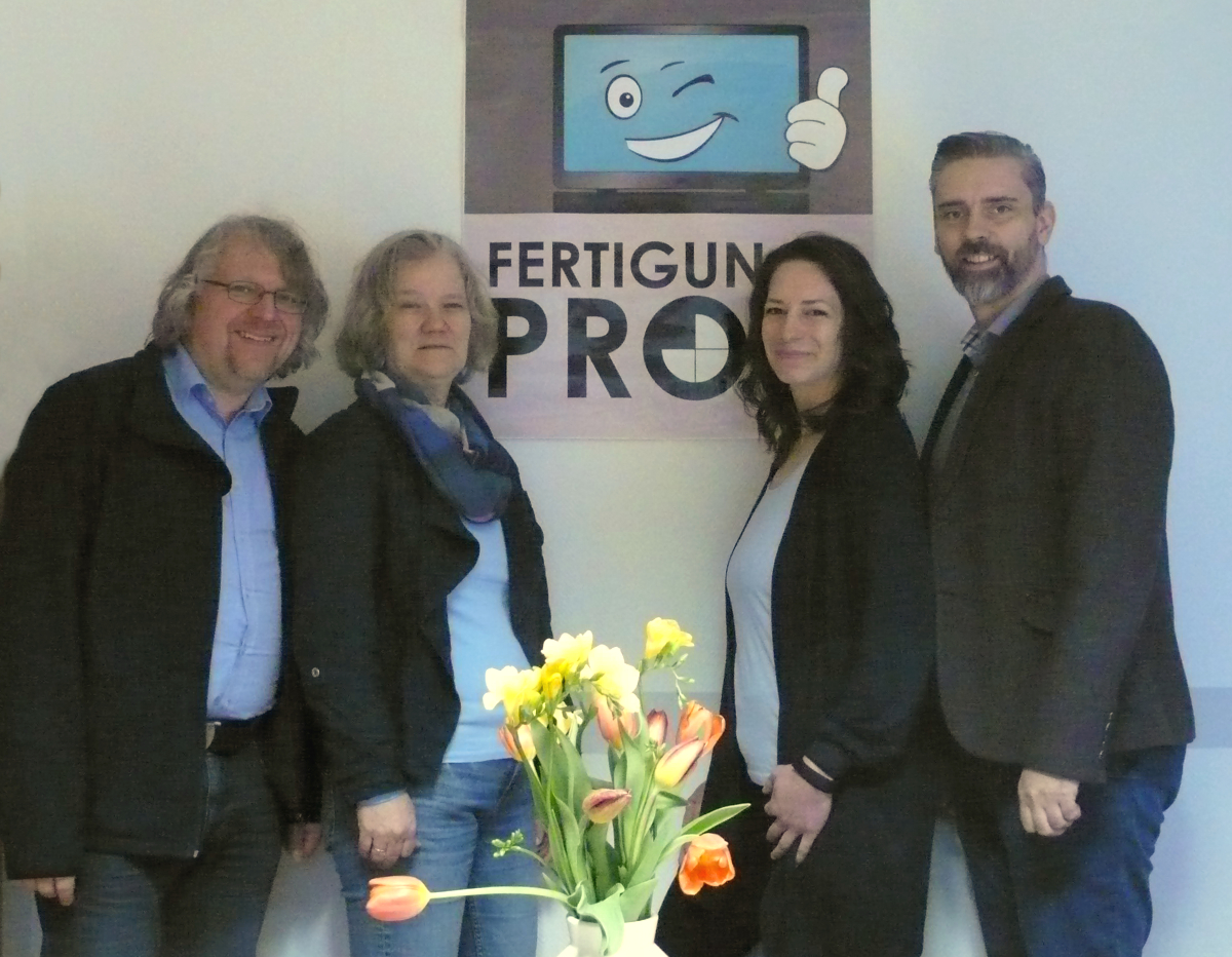 Das neue Team v.l.n.r: Mark und Gina Burmeister, Daniela Benedict und Frank Gerngroß